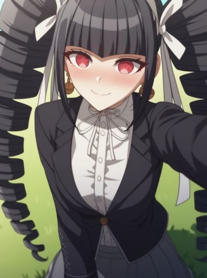 サンプル画像1:ダンガンロンパのセレスティア・ルーデンベルクから送られてきた自撮り写真(自撮りサークル  イカスミ工房) [d_493288]