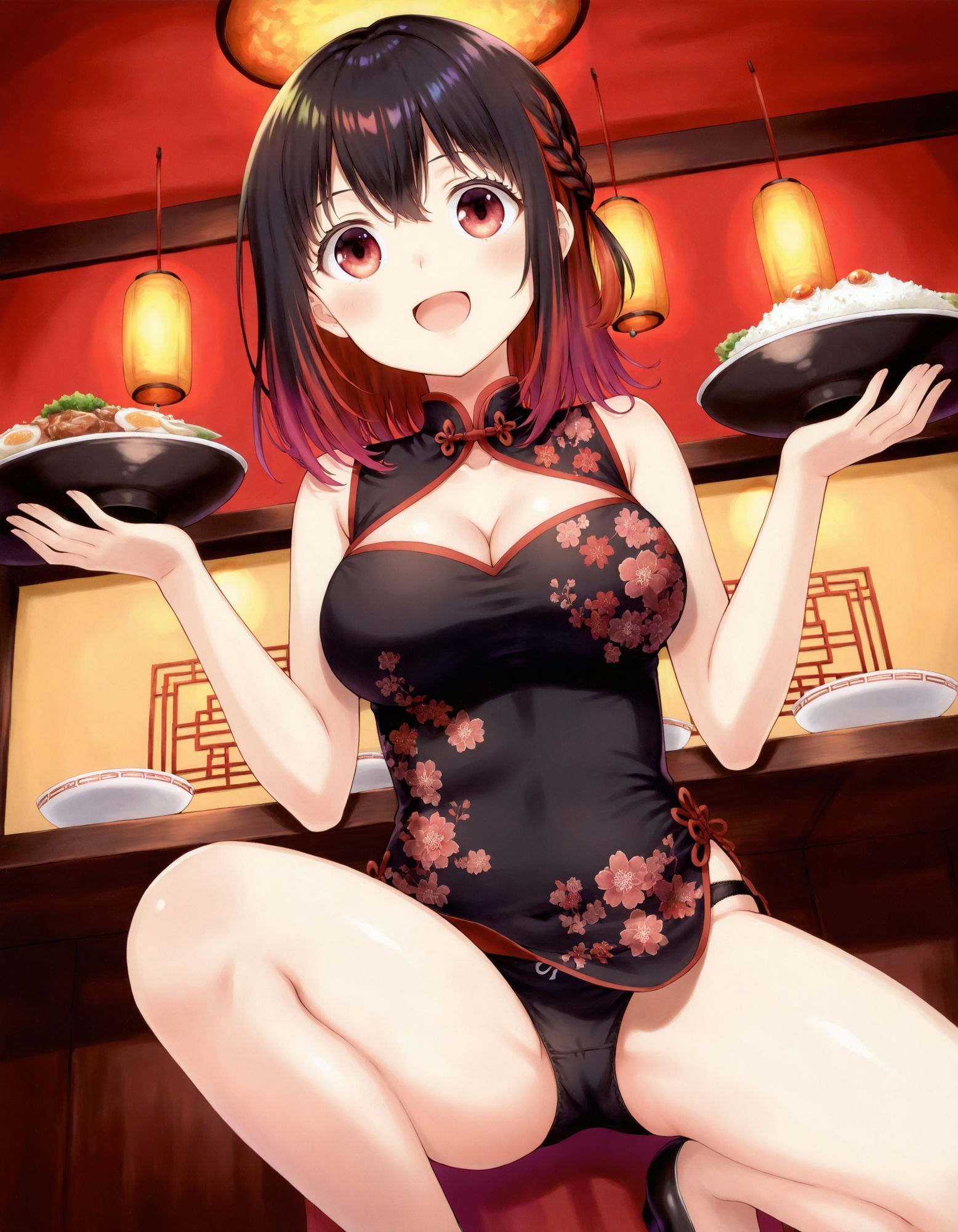 サンプル画像4:チャイナドレスでパンチラ(D.P.H.) [d_493335]