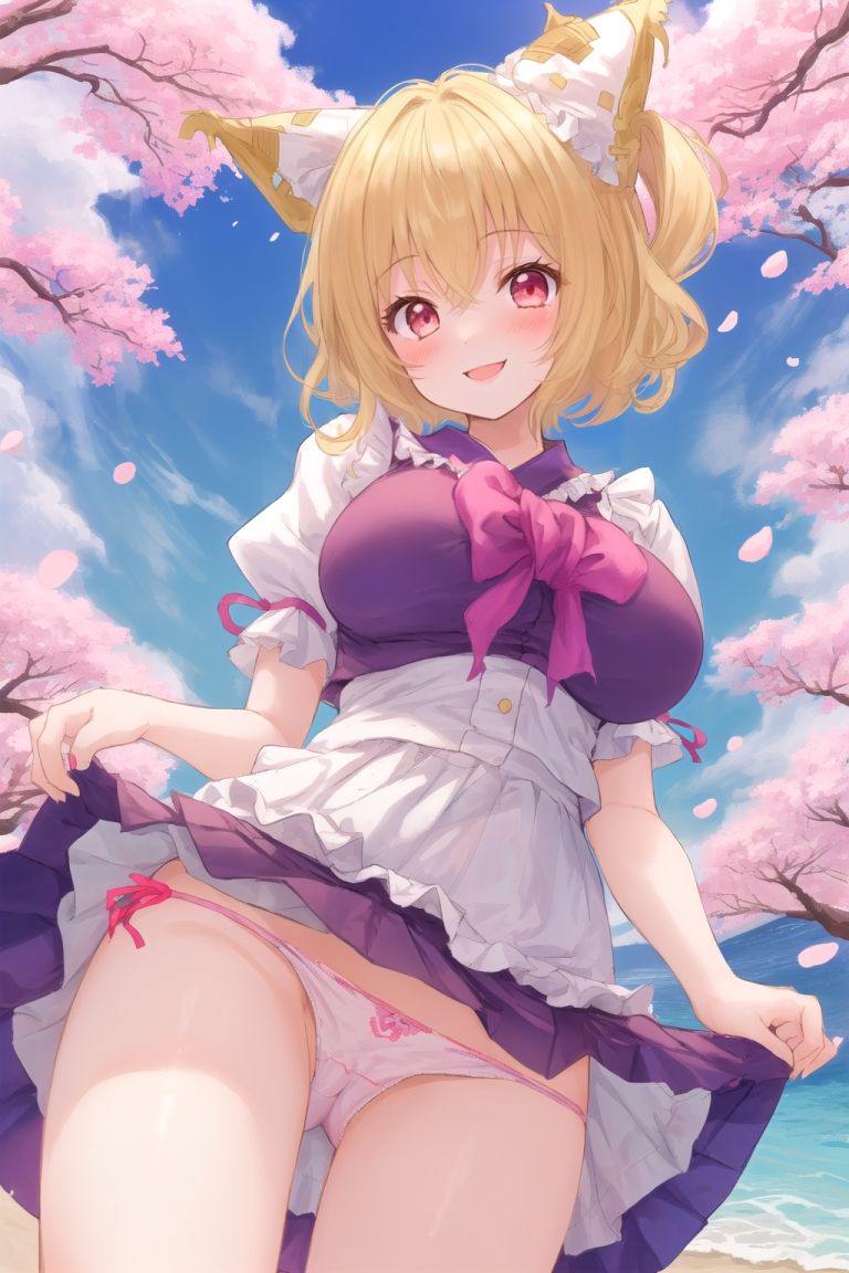 サンプル画像3:藍様と橙の思い出写真集〜春の晴れた朝の海編〜(ゆるふわ研究所) [d_493340]