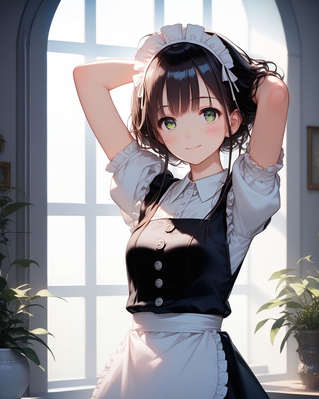 サンプル画像4:ちょっとエッチなメイドさん(たこやき) [d_493369]