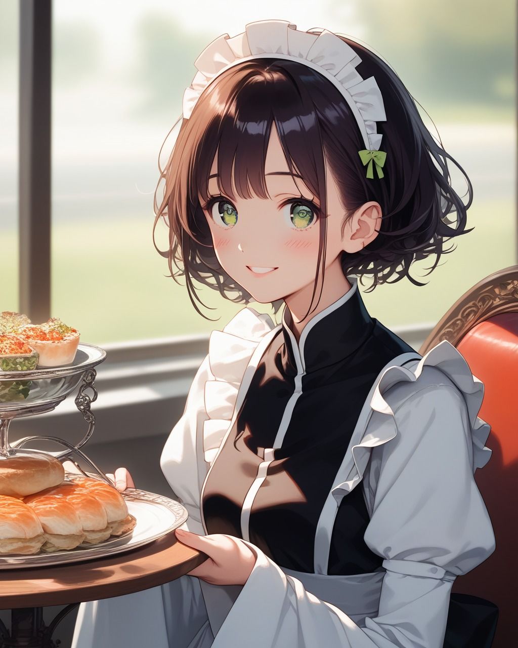 サンプル画像5:ちょっとエッチなメイドさん(たこやき) [d_493369]