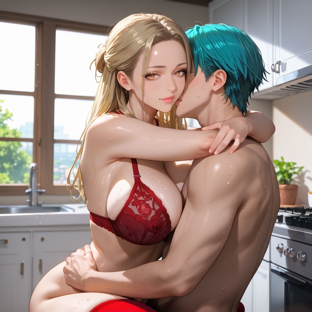 サンプル画像3:【PART2】夫婦交換スワッピング  夫に見られて絶頂しちゃう(にくどんぶり侍) [d_493385]