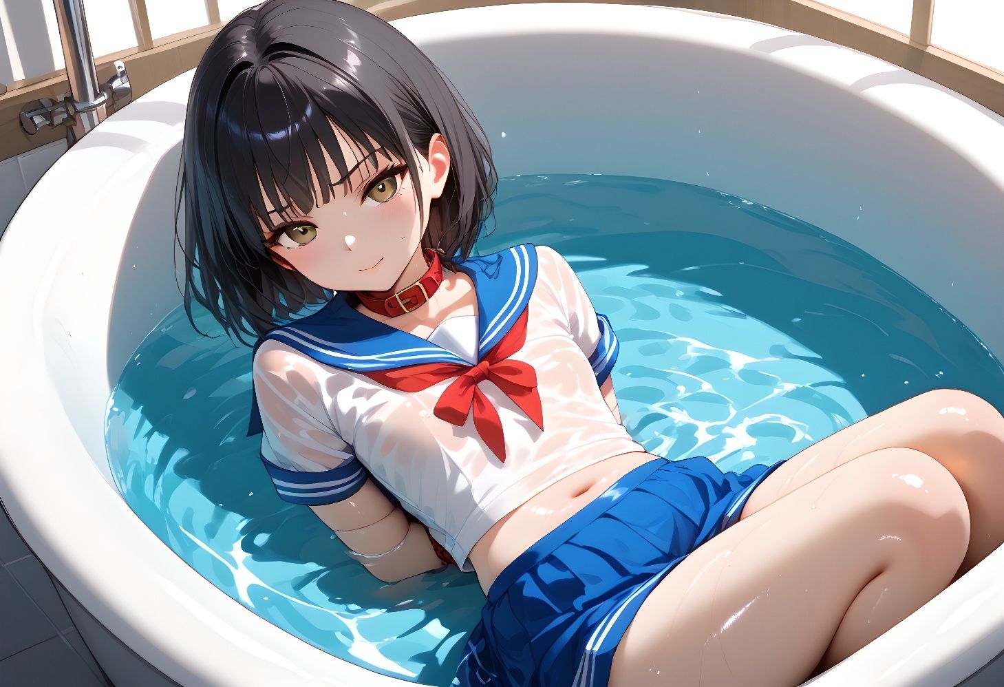 サンプル画像2:放課後の彼女は小悪魔でした・・・(チェリー工房) [d_493407]