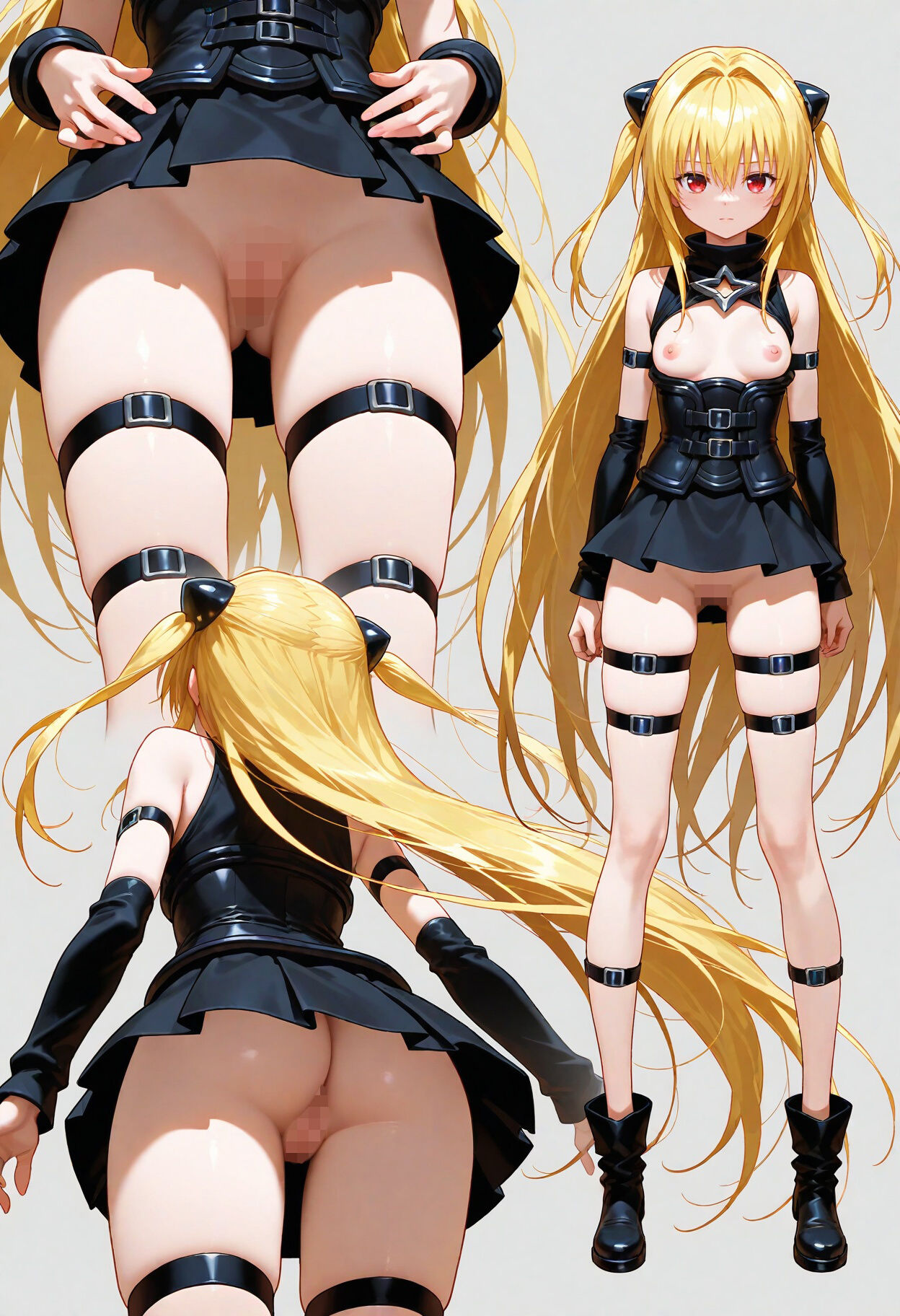 サンプル画像2:立ち絵とローアングル2【ノーパン版】(Lunarith) [d_493591]