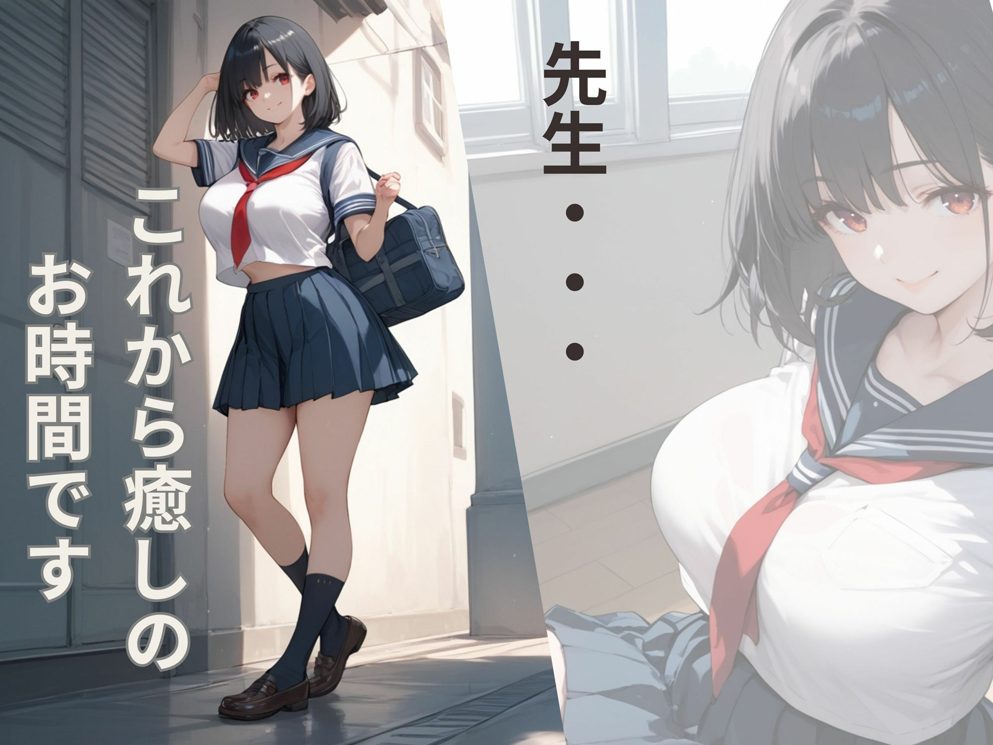 サンプル画像1:私は先生の性処理担当(パンプキンちゃん) [d_493624]