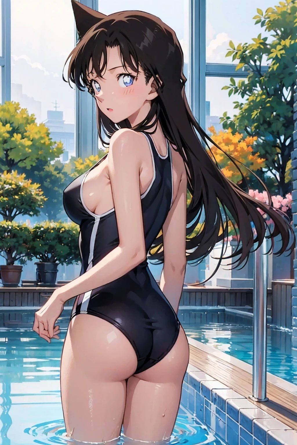 サンプル画像1:毛〇蘭  スク水（44枚）(きたあかりアート) [d_493651]