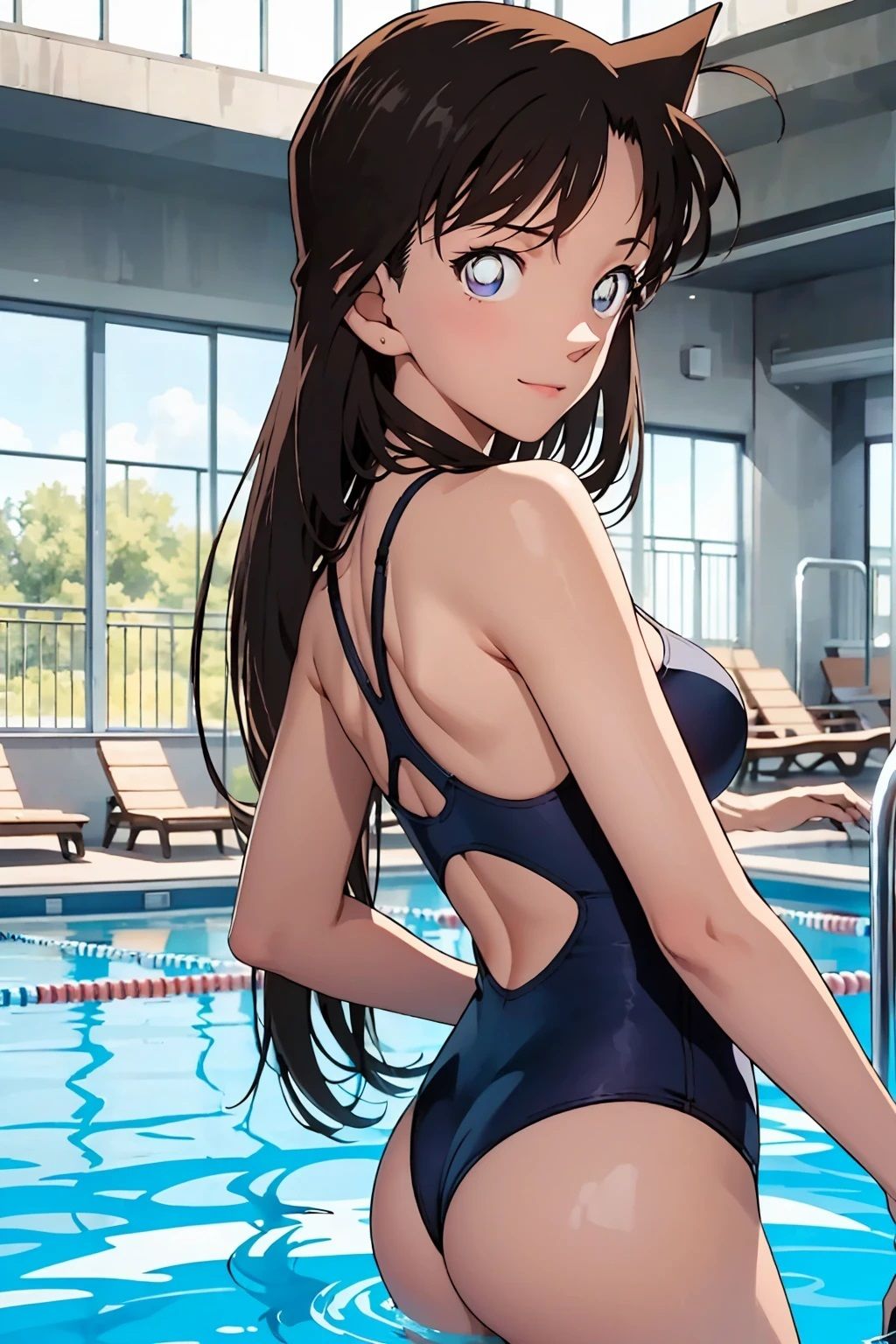 サンプル画像2:毛〇蘭  スク水（44枚）(きたあかりアート) [d_493651]