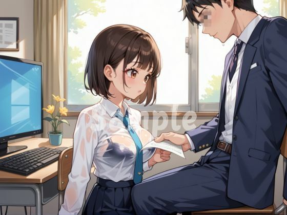 サンプル画像5:爆乳女子校生と性春ー先生と秘密の放課後(べも太郎) [d_493791]