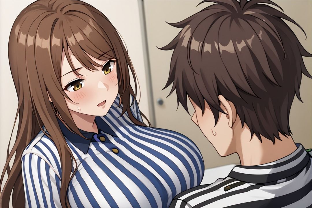 サンプル画像3:バイト先の巨乳人妻との秘密の関係(AI Factory) [d_493809]