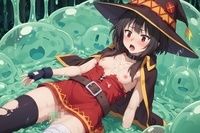 サンプル画像1:スライムに完全敗北するめ〇みん(AIタカノ) [d_493825]