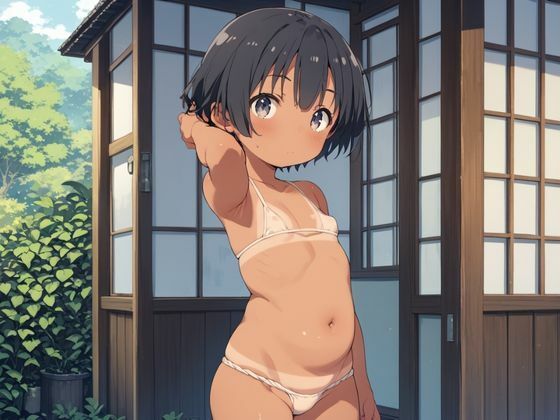 サンプル画像1:日焼け妹を犯したら俺のおちんぽで即イキ(むちむちペンギン) [d_493863]