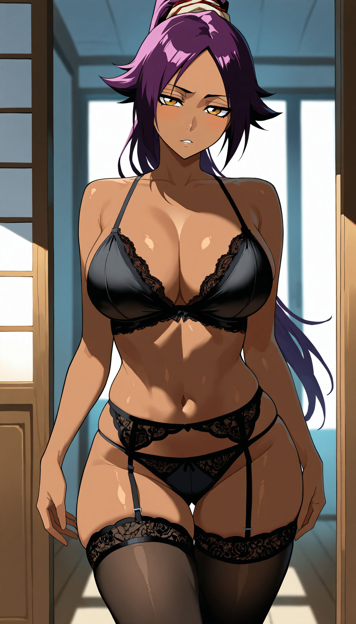 サンプル画像1:『夜一（BLEACH）』のエッチなシーン500枚！（寝取られあり）(農地改革) [d_493880]