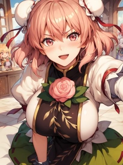 サンプル画像1:東方Projectの茨木華扇から送られてきた自撮り写真(自撮りサークル  イカスミ工房) [d_493935]