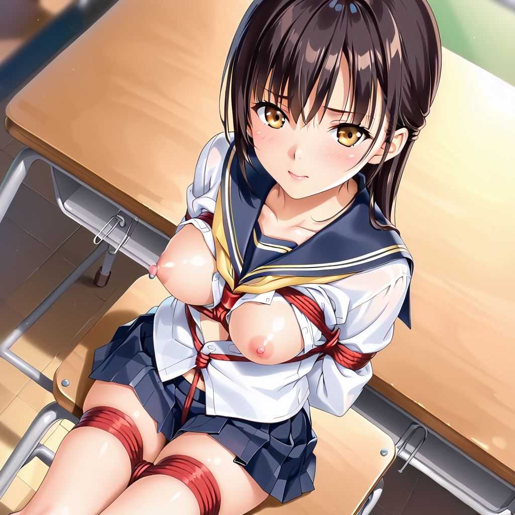 サンプル画像2:優等生ほど縛られたい(うるわし校房) [d_493946]