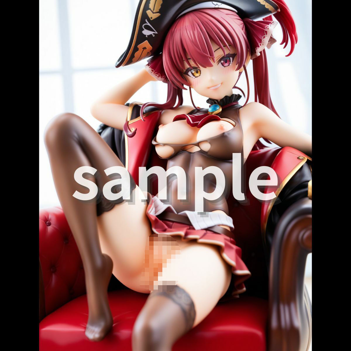 サンプル画像2:宝鐘マ〇ン フィギュア風イラストコレクション(のこ（noko）) [d_494008]