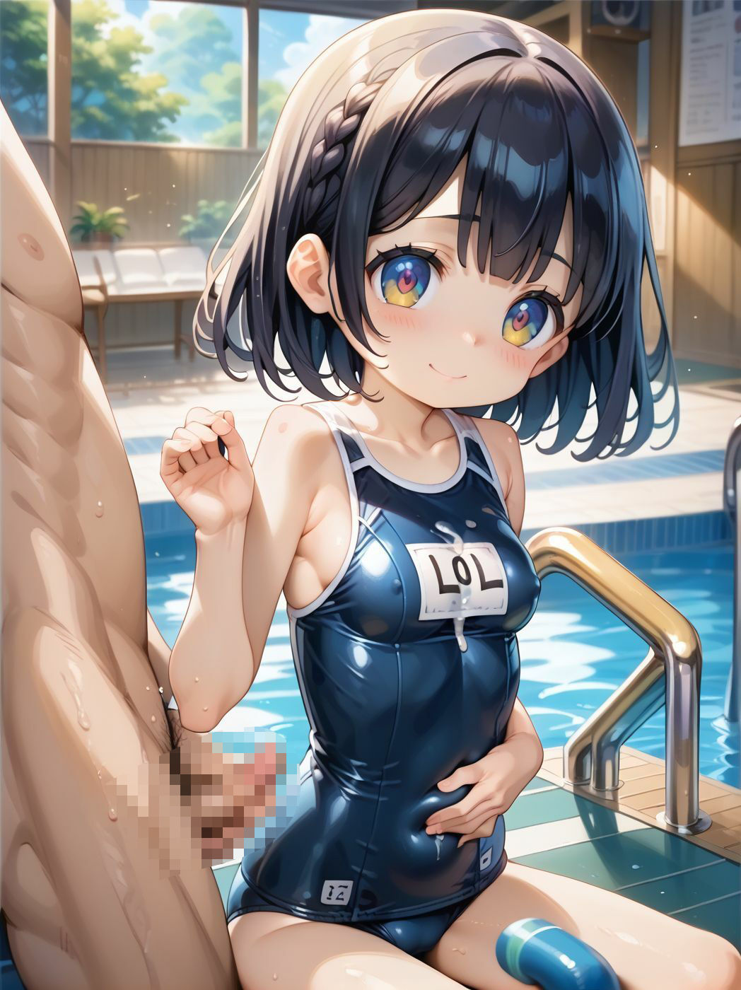 サンプル画像6:性教育専門〇等学校 ちっぱい性欲処理部(nes_aiart) [d_494036]