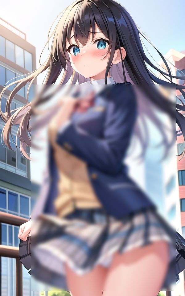 サンプル画像4:風チラしちゃう、美女パンツ(妄想マニア) [d_494041]