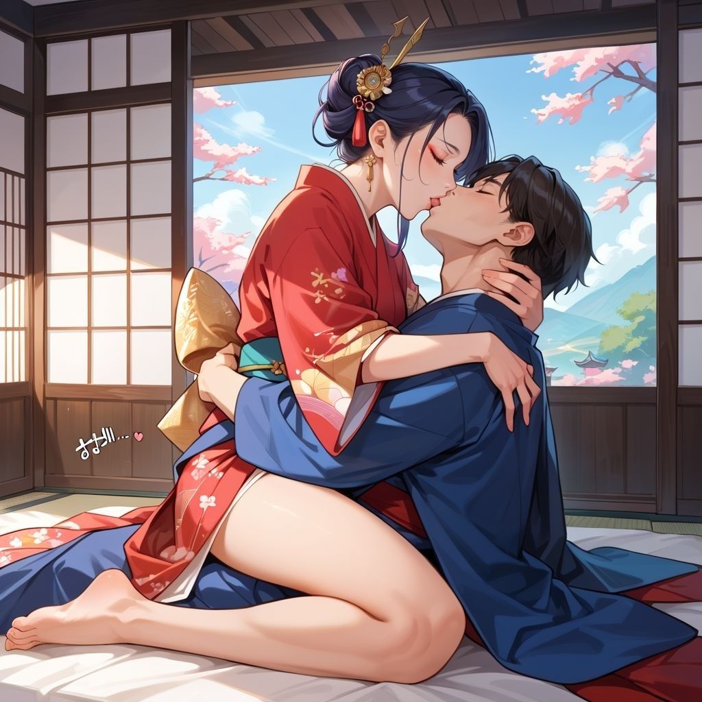 サンプル画像1:着物女子(隙間産業) [d_494133]