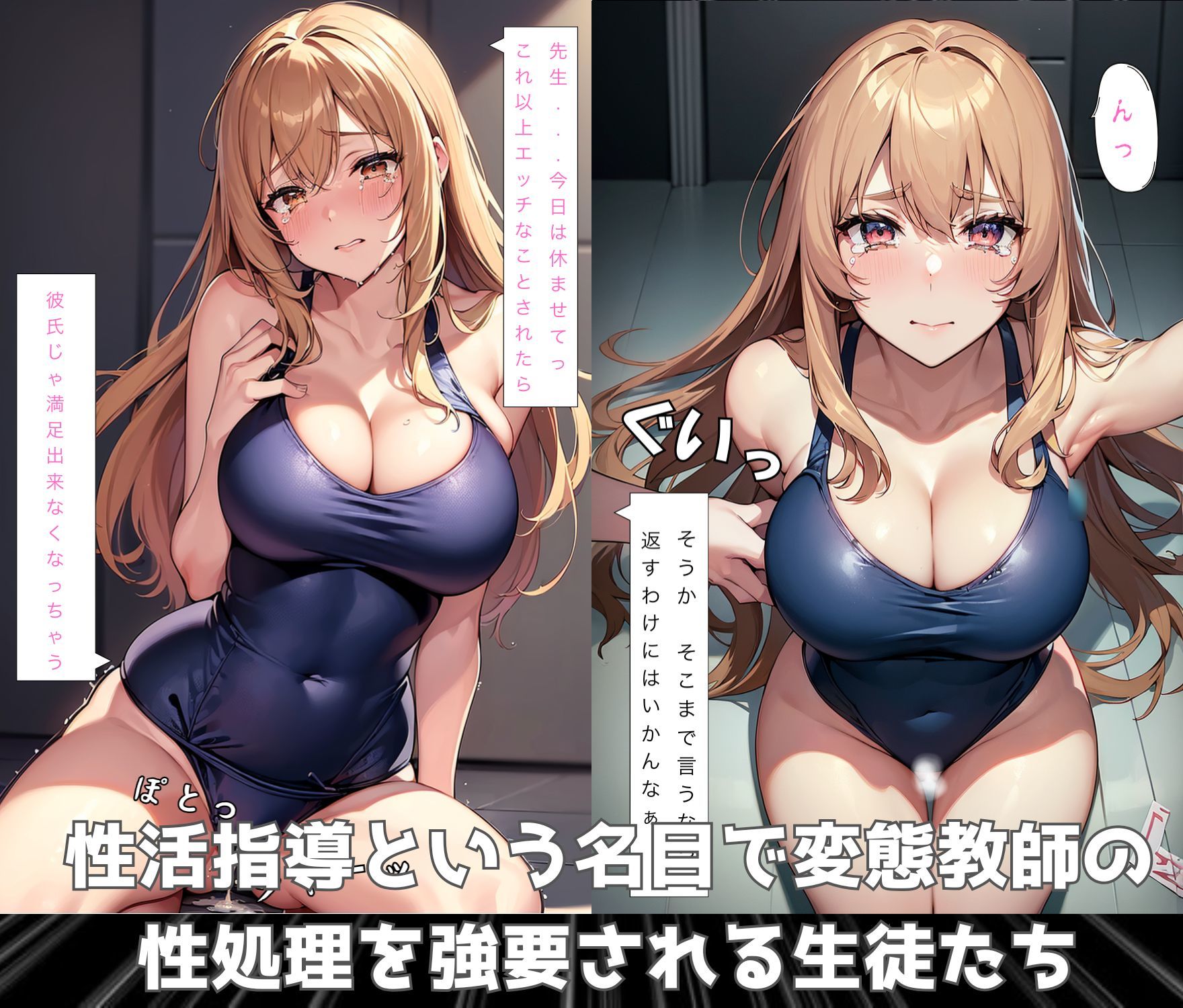 サンプル画像1:女子生徒と教師が禁断の関係に…(電影痴女) [d_494156]