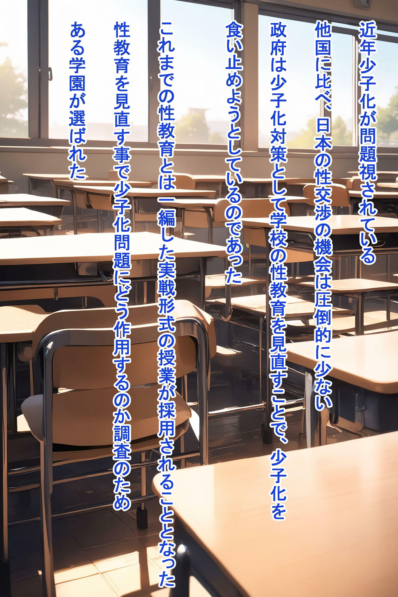 サンプル画像5:ある日突然性教育改正令が執行された(スクールパラダイス) [d_494171]