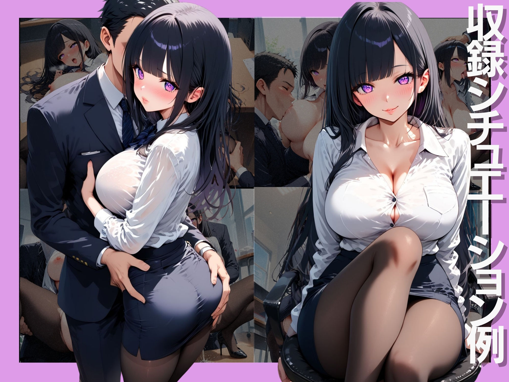 サンプル画像1:美人上司の蒸れたおまんこが最高だった件(肉欲の園) [d_494221]