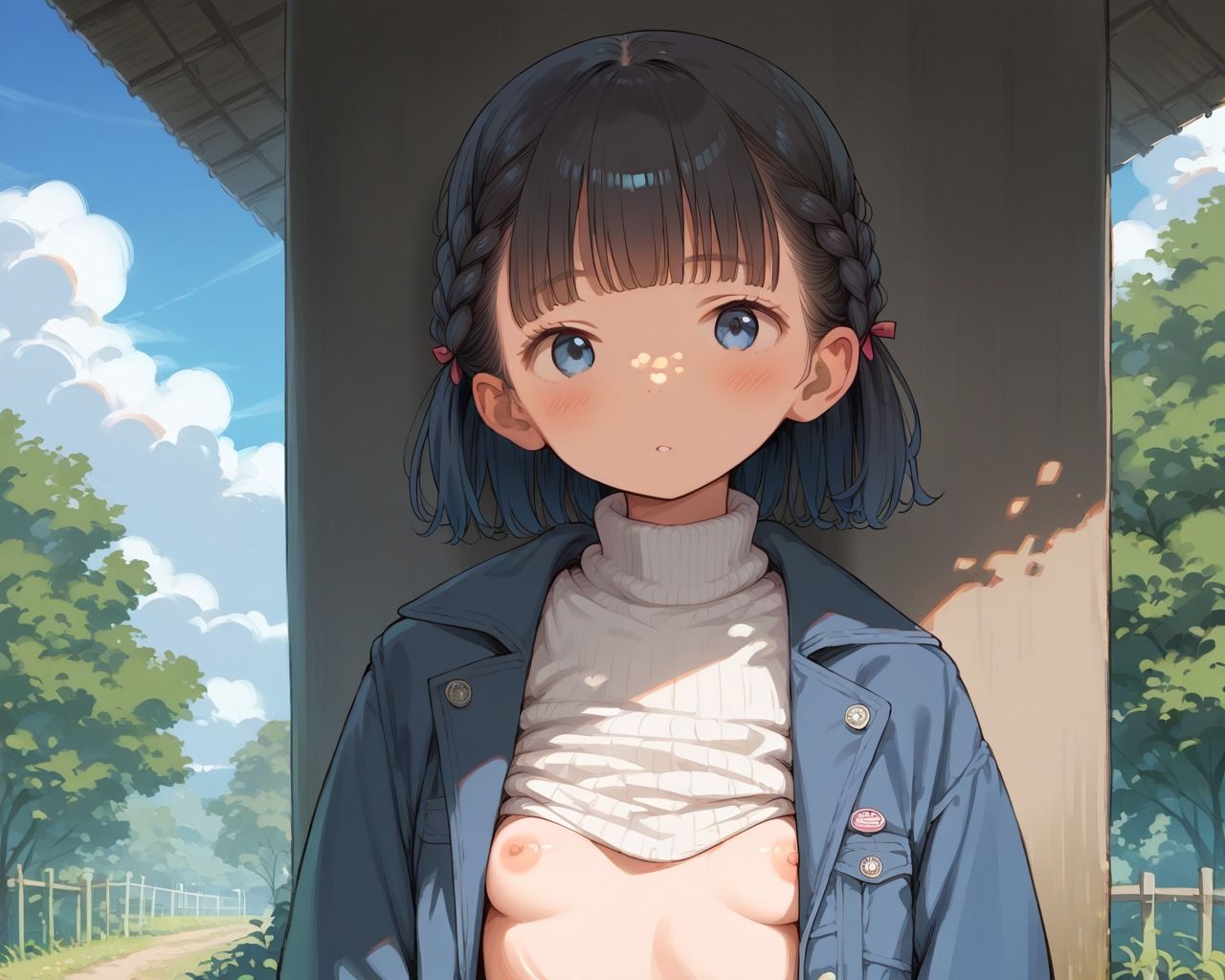 サンプル画像1:わたしだってご奉仕できるよ？お姉ちゃんじゃないとダメ？(ろんどんぷりん) [d_494372]