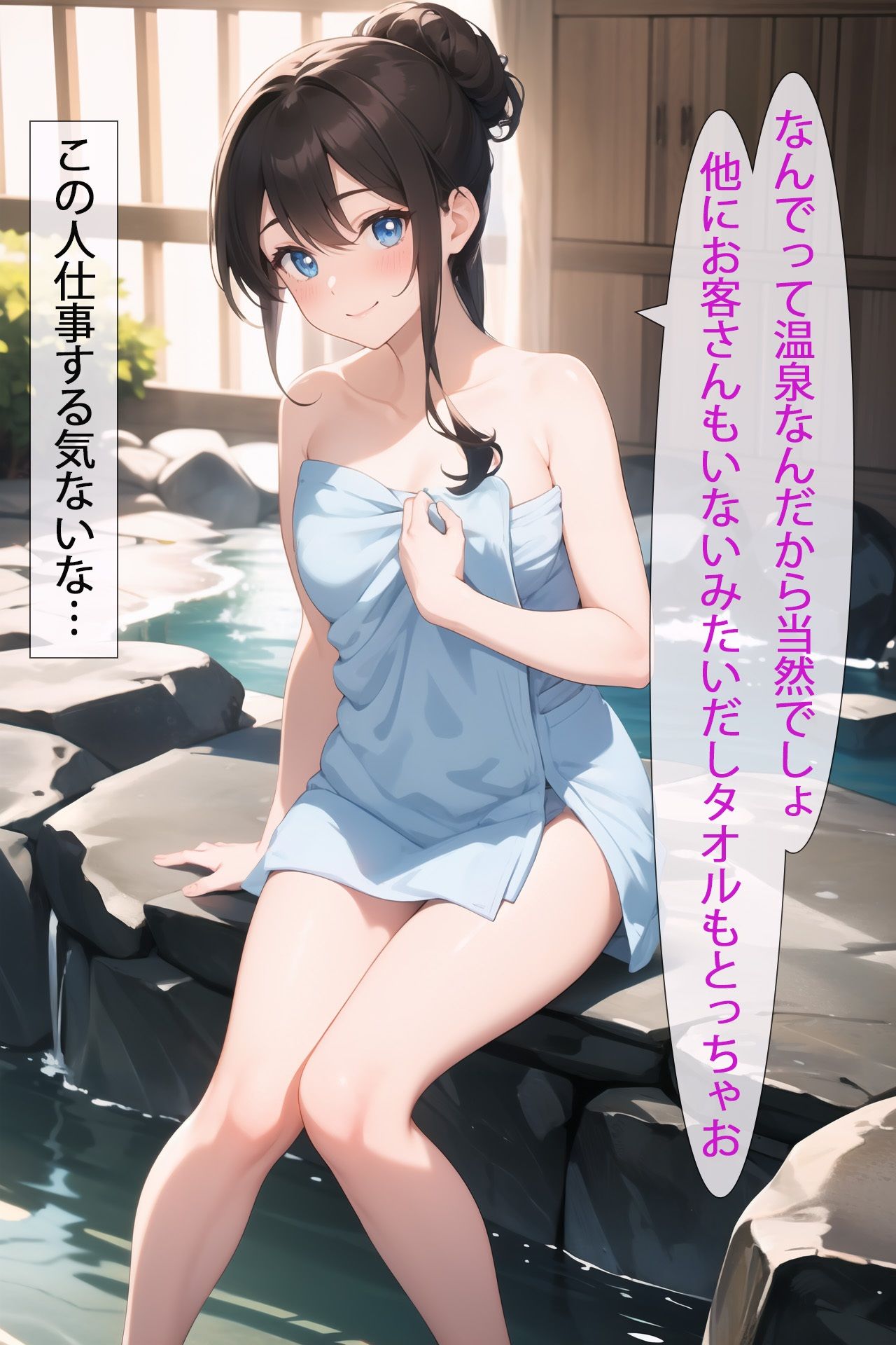 サンプル画像3:小悪魔系人気女子アナ 矢野亜香梨 〜温泉編〜(ゆめまどう) [d_494374]