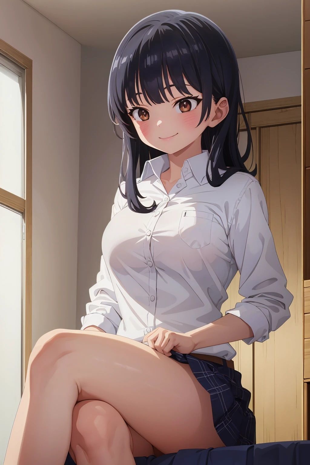 サンプル画像1:山田〇奈  白シャツ（48枚）(きたあかりアート) [d_494441]