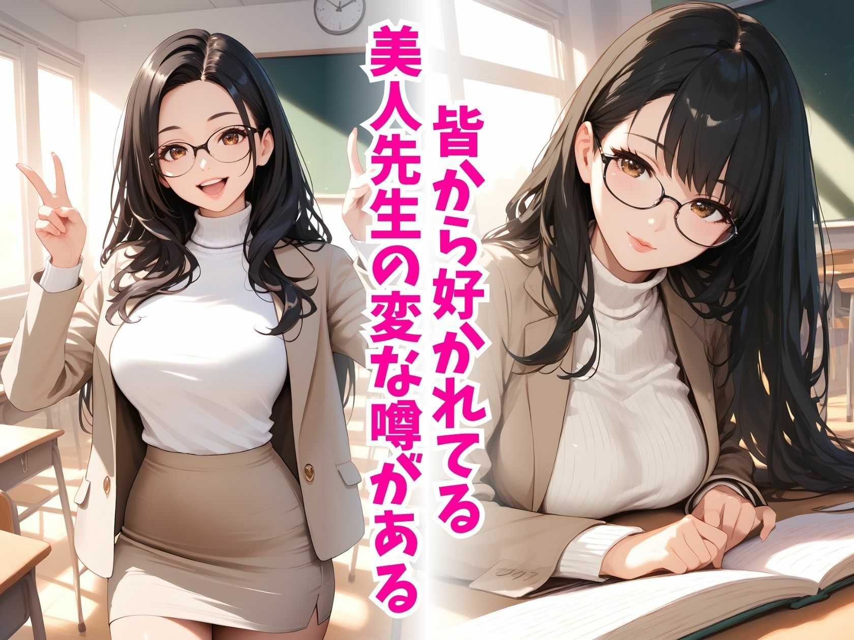 サンプル画像1:先生の裏の顔トロける授業(推し娘) [d_494556]