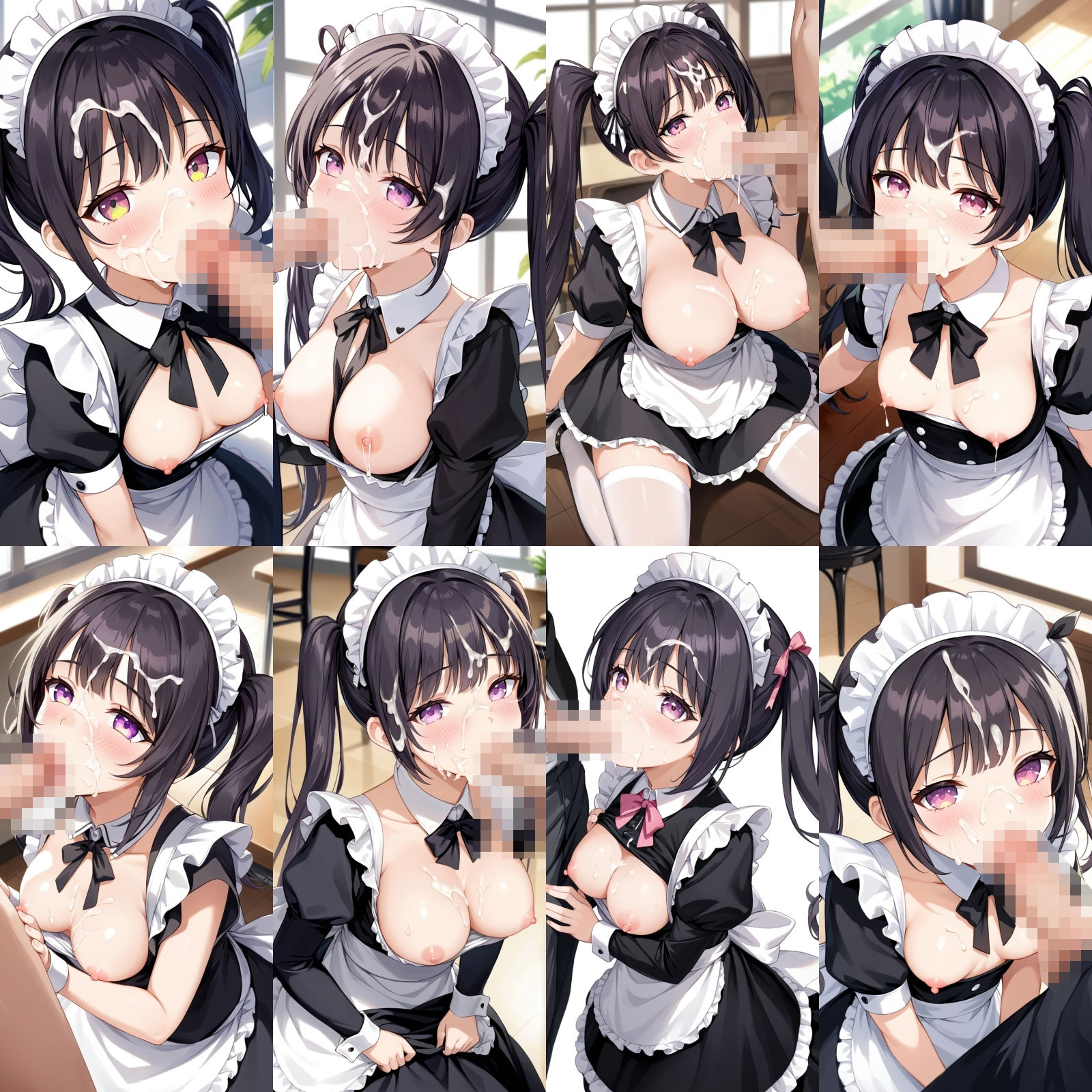 サンプル画像6:ご奉仕メイド喫茶 -エッチなサービス付き-【500枚】(女子高生) [d_494561]