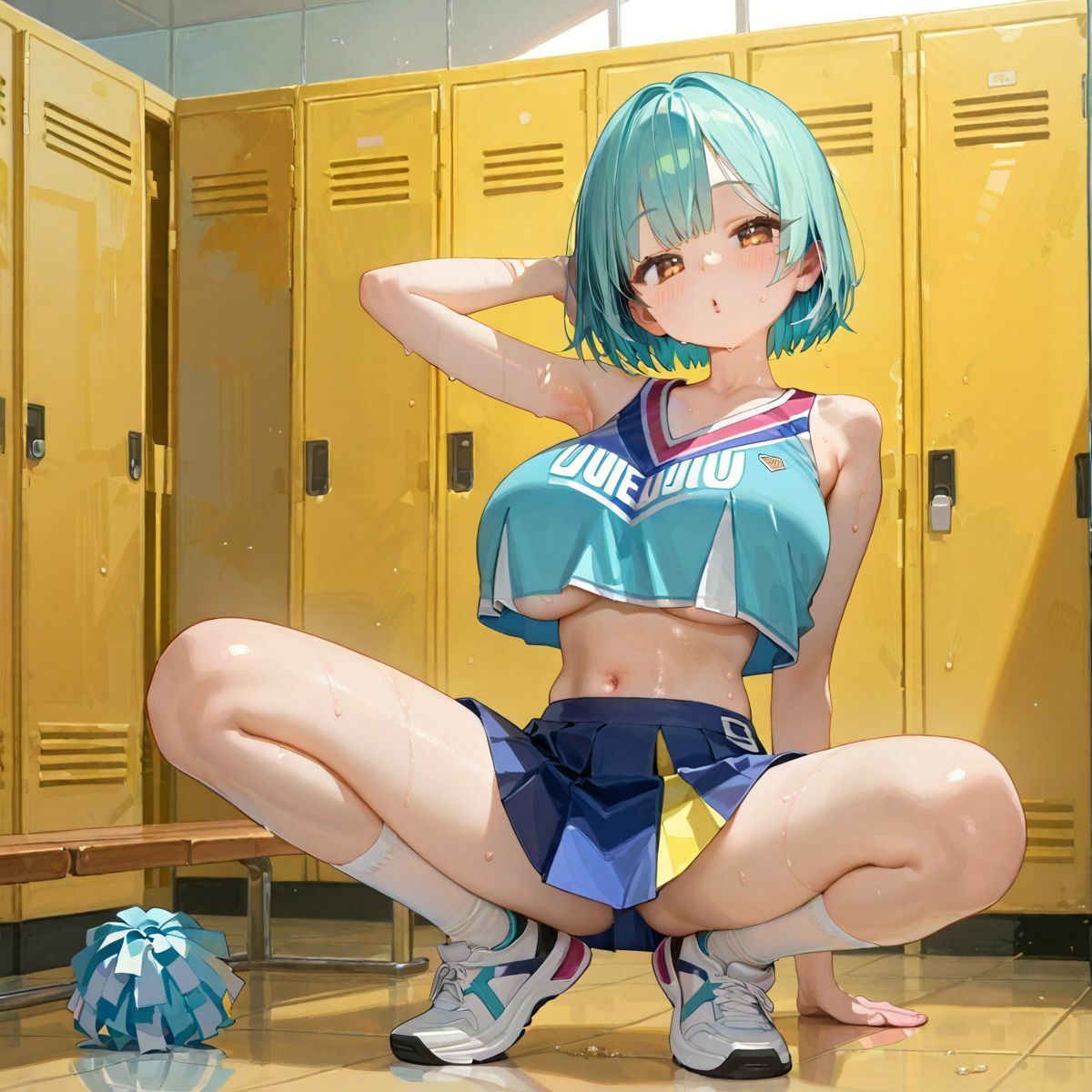 サンプル画像1:絶対応援！小悪魔チアガールによる射精管理合宿06(みかさ屋) [d_494613]