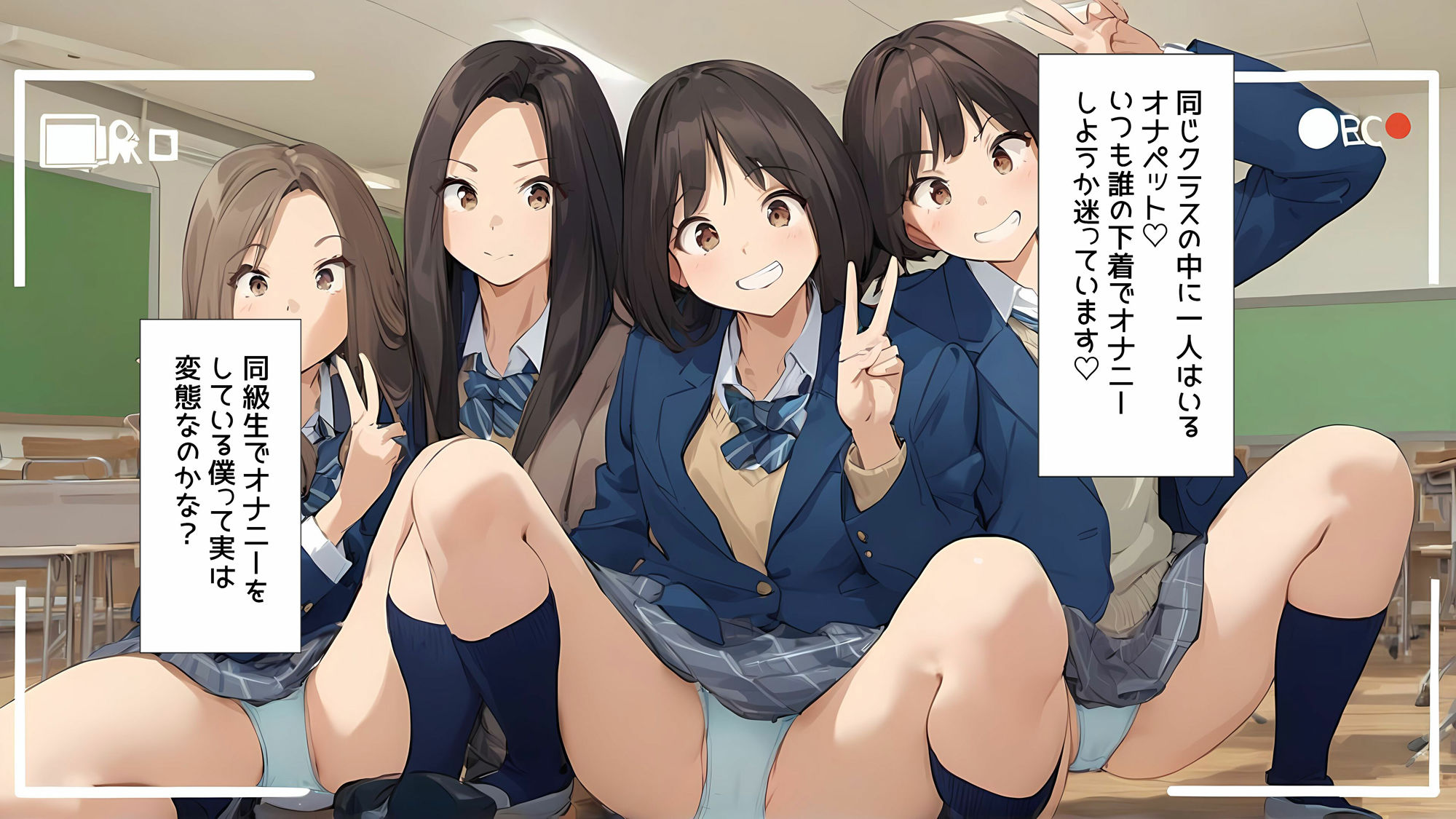 サンプル画像1:僕はクラスメイト全員の下着が見たい17 とってもお気に入りの女子編(日替わりさん) [d_494624]