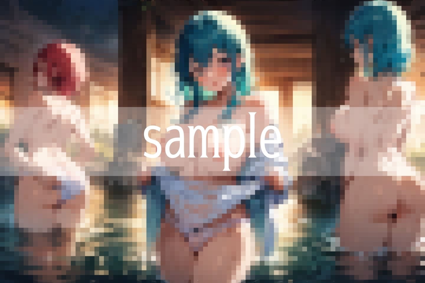 サンプル画像5:そこにいたのは隣家の爆乳で有名な人妻が…(ぴんぴんの時間) [d_494717]