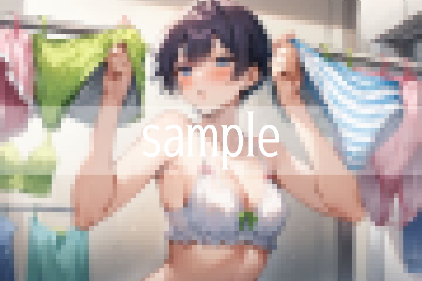 サンプル画像1:妹たちの可愛い下着これくしょん〜今日はどれにしようかなぁ…(ぬっきたいむ) [d_494779]