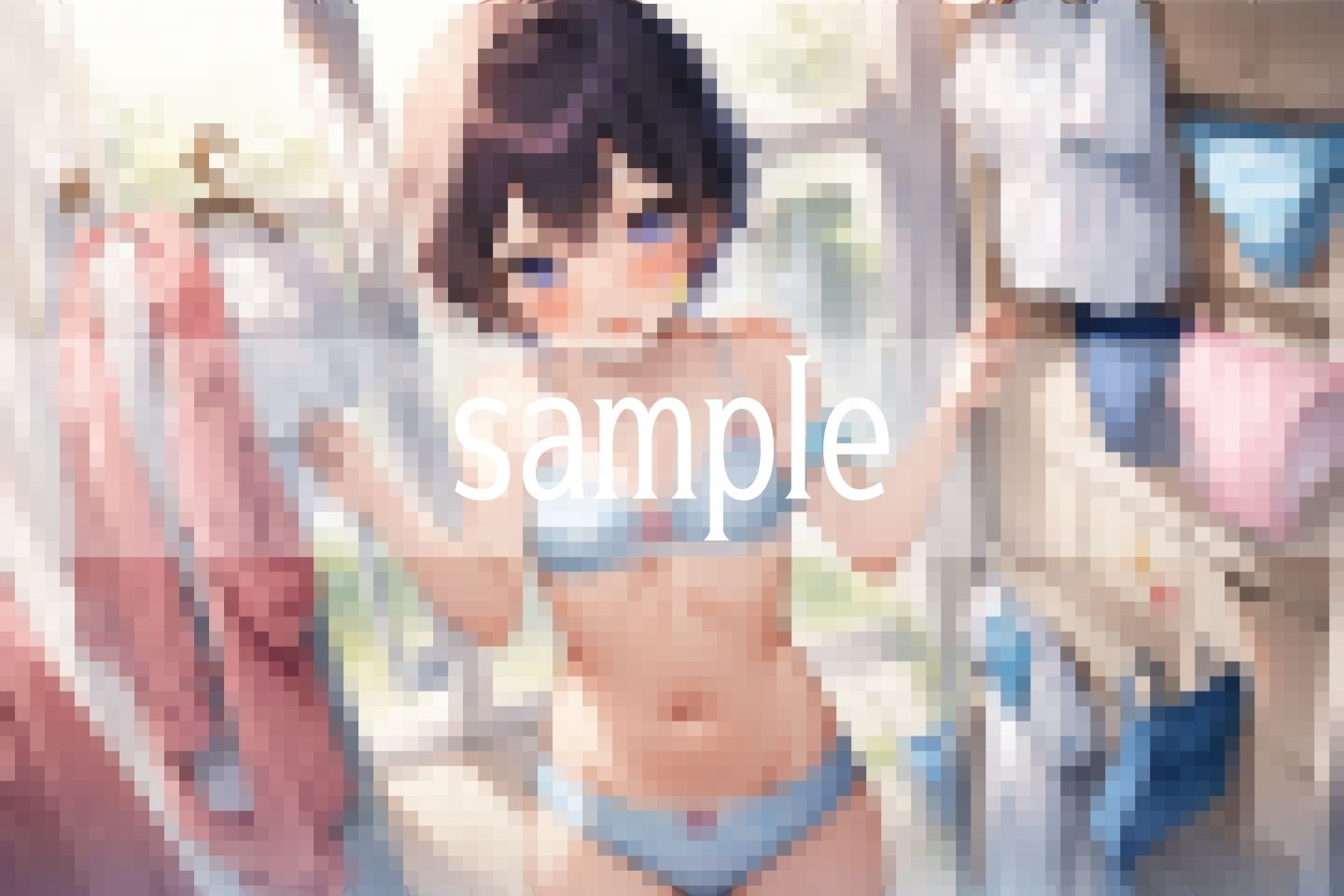 サンプル画像3:妹たちの可愛い下着これくしょん〜今日はどれにしようかなぁ…(ぬっきたいむ) [d_494779]