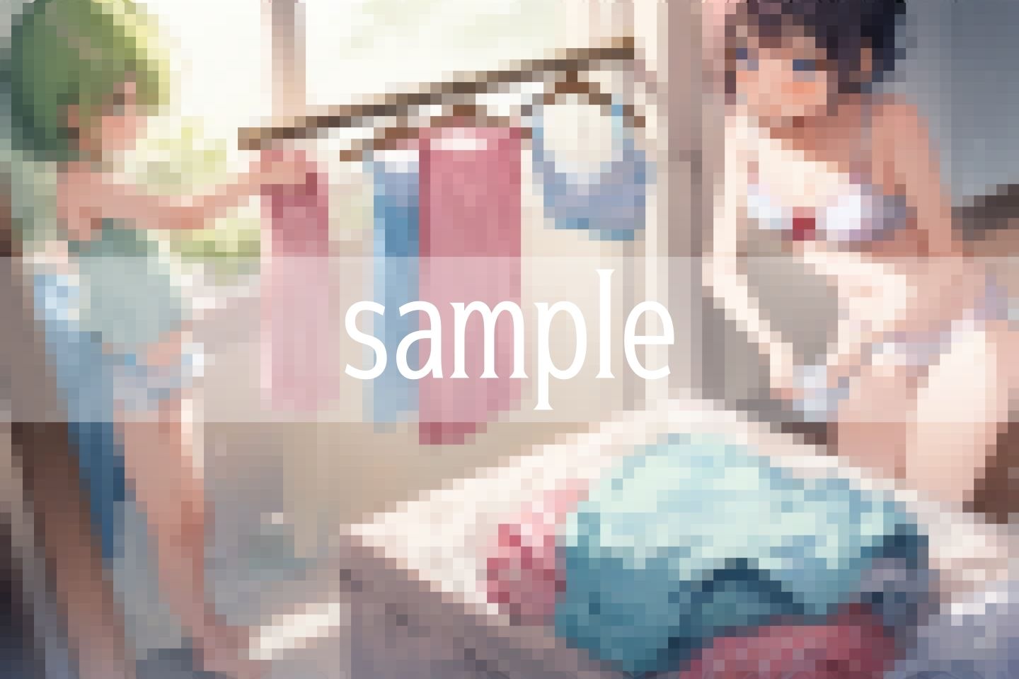 サンプル画像4:妹たちの可愛い下着これくしょん〜今日はどれにしようかなぁ…(ぬっきたいむ) [d_494779]