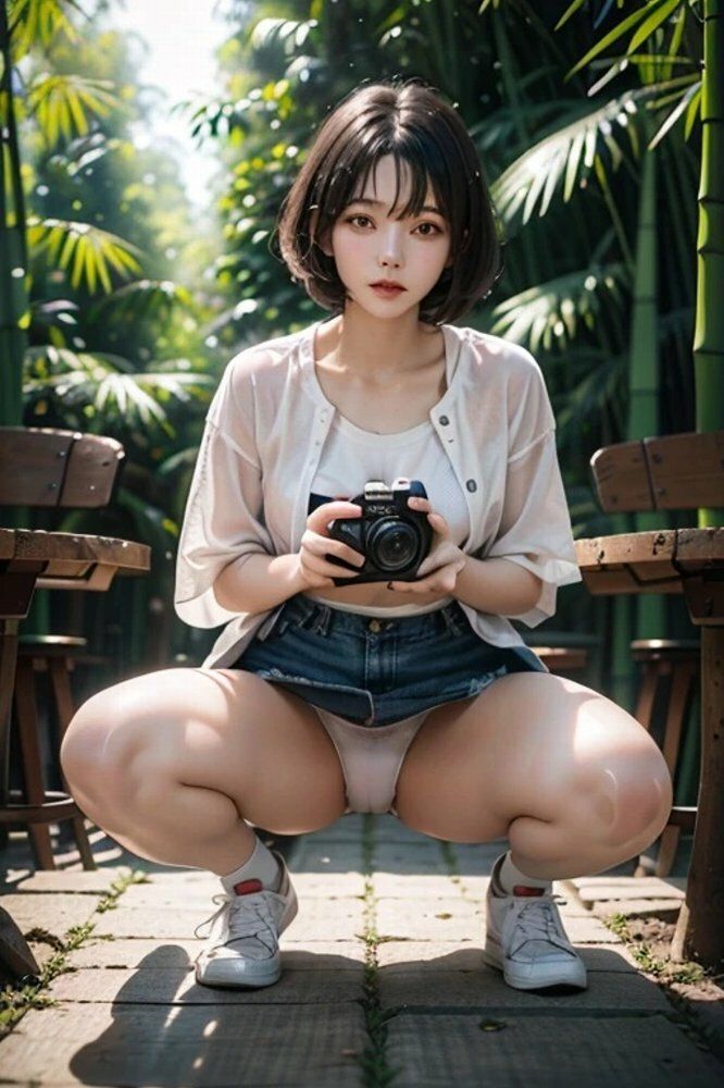 サンプル画像2:女子大生竹林路パンチラ記念撮影画像集(榊原大造) [d_494817]