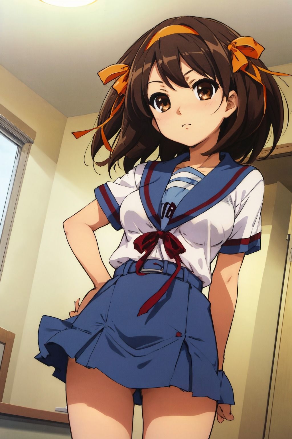 サンプル画像1:【涼宮ハ●ヒの憂鬱】涼宮ハ●ヒのエロCGイラスト集(アトリエわたあめ) [d_494924]