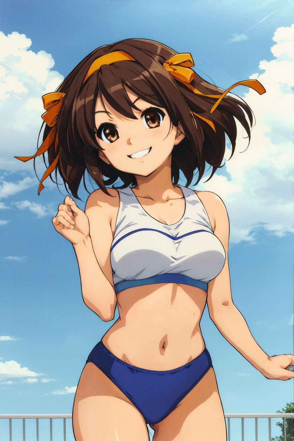 サンプル画像2:【涼宮ハ●ヒの憂鬱】涼宮ハ●ヒのエロCGイラスト集(アトリエわたあめ) [d_494924]