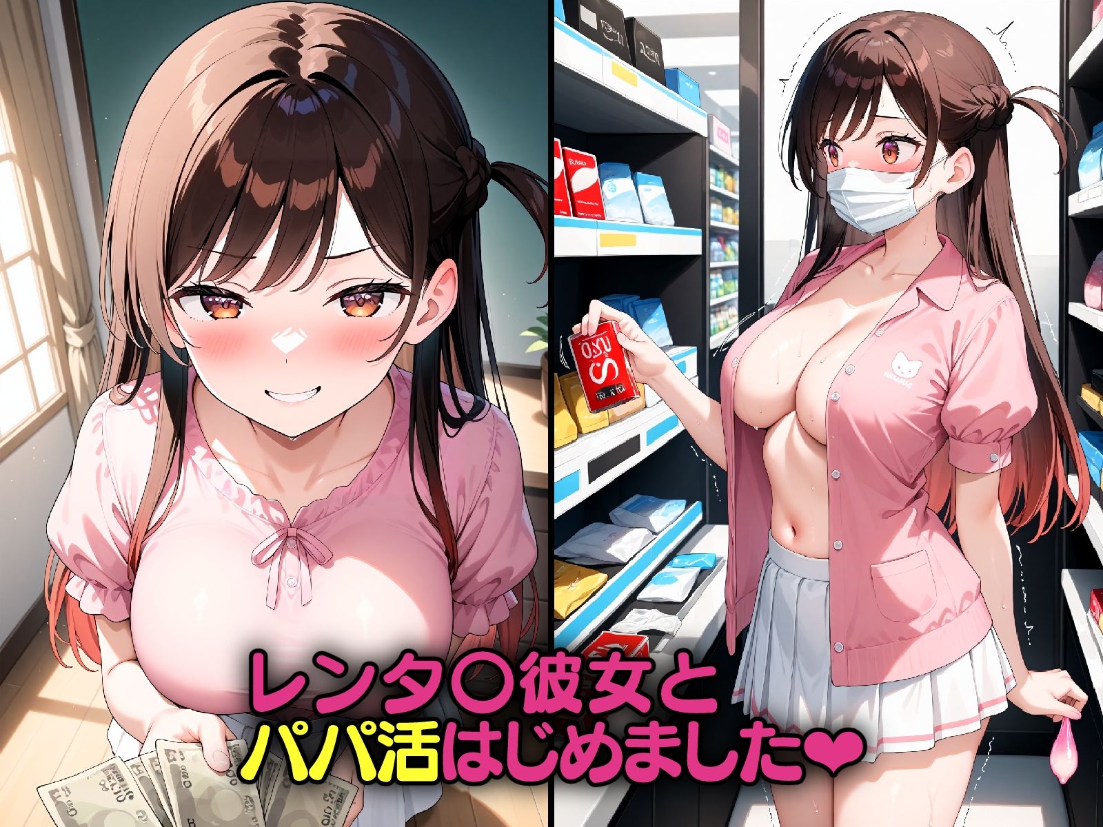 サンプル画像1:レンタ〇彼女とパパ活(無職転送) [d_495154]