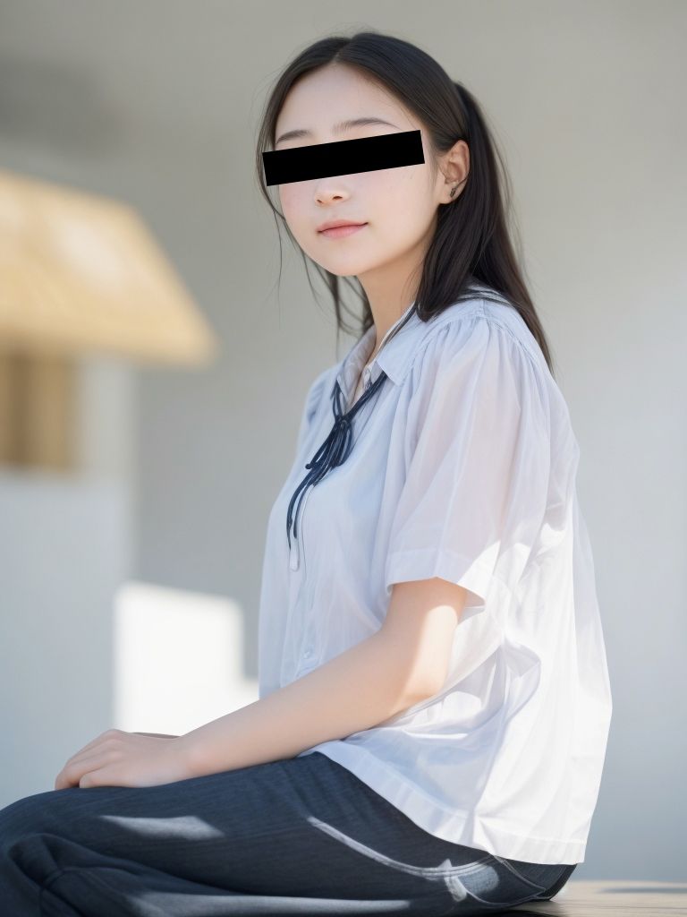 サンプル画像1:AI×パンティ(清楚な美少女シリーズ) [d_495212]