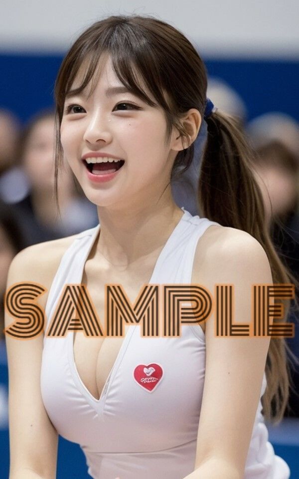 サンプル画像6:アイドル級女子バレー部員VER，1(AI for men) [d_495390]