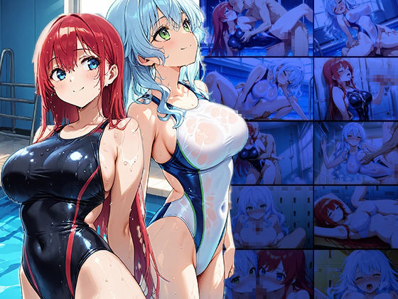 サンプル画像1:名門水泳部の先輩後輩 〜新任コーチの秘密のレッスン〜(ニート印刷所) [d_495448]