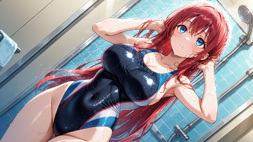 サンプル画像6:名門水泳部の先輩後輩 〜新任コーチの秘密のレッスン〜(ニート印刷所) [d_495448]