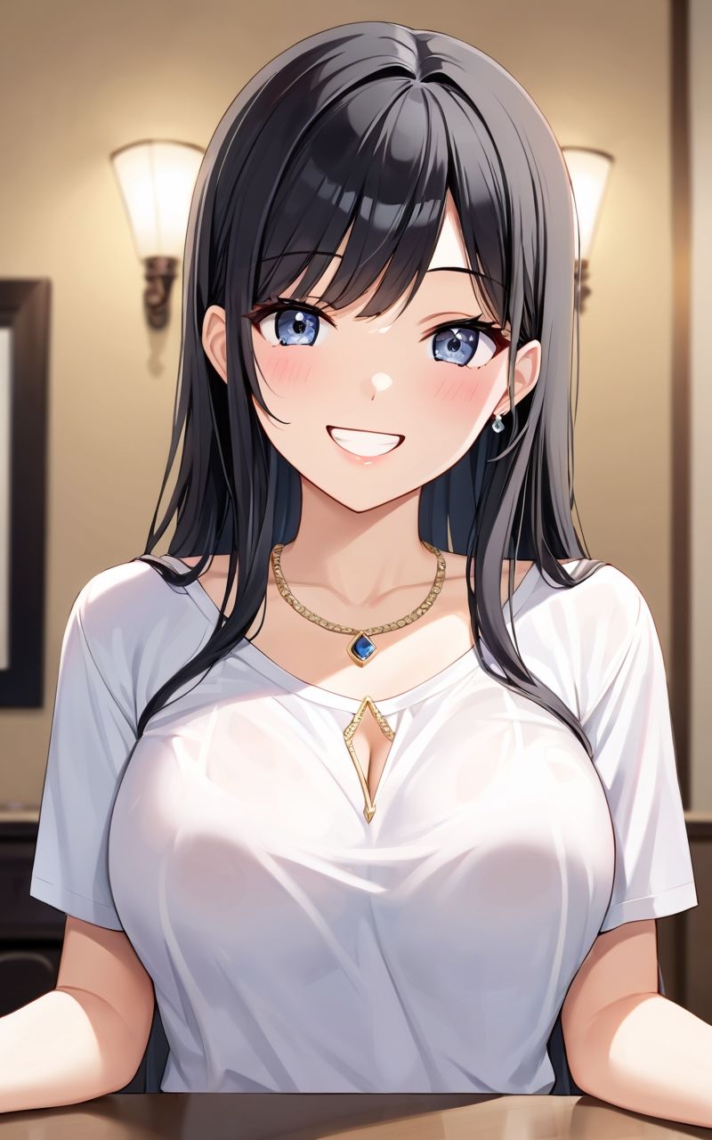 サンプル画像1:欲求不満なデカパイ人妻の誘惑(もつつけめん) [d_495474]