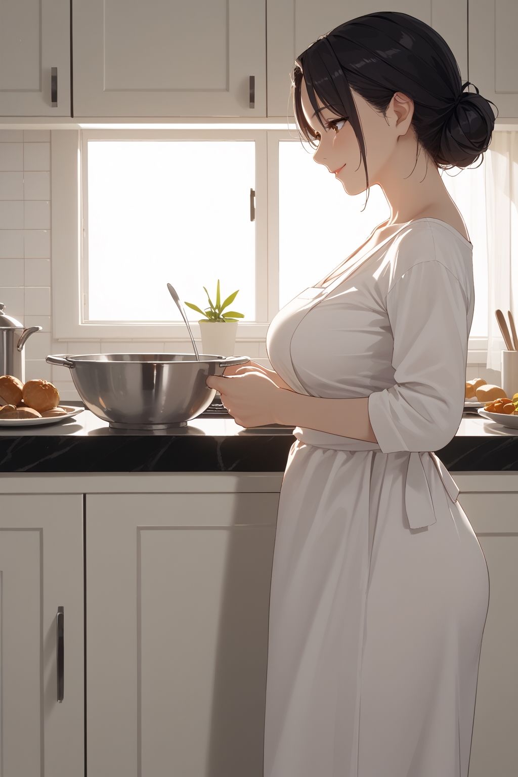 サンプル画像1:父の再婚相手がドえちい身体で発情期の僕を誘惑する(夢乃愛香) [d_495499]