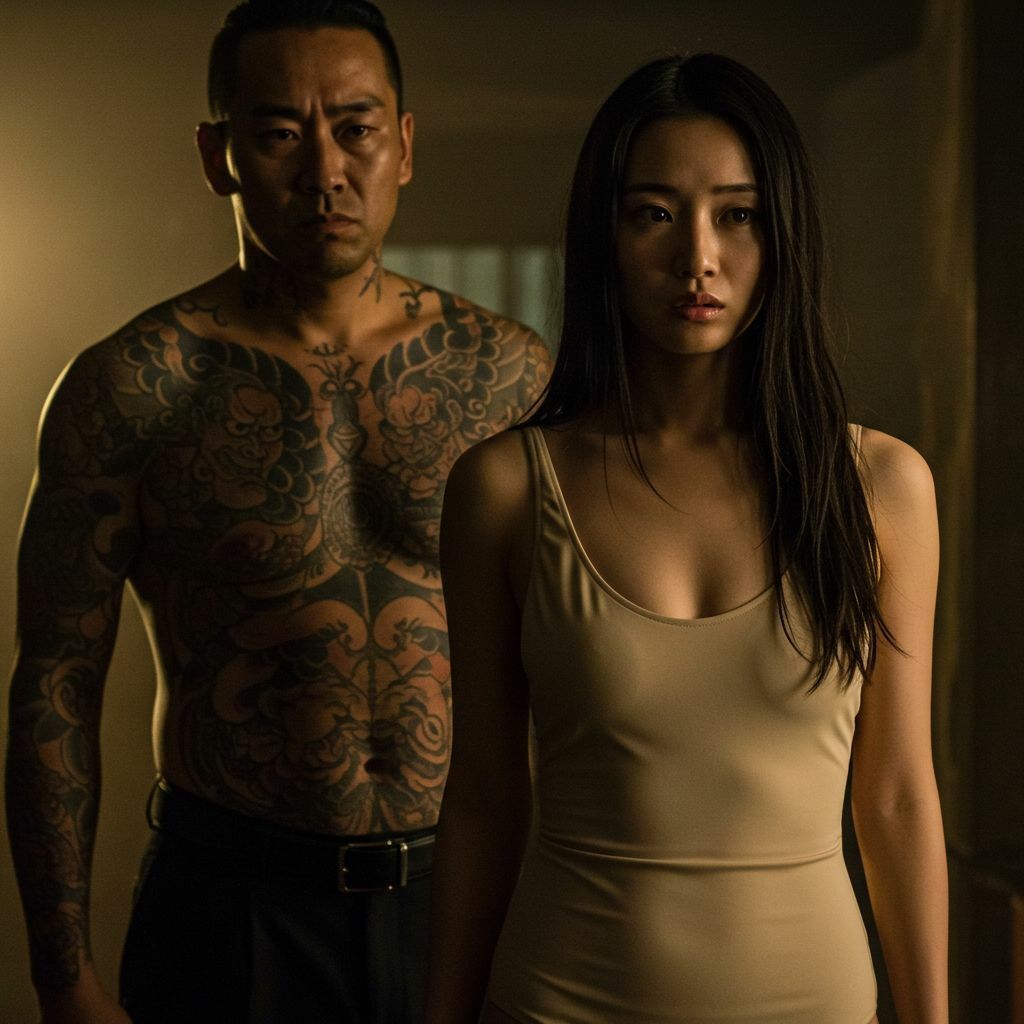 サンプル画像2:和彫り・刺青(もう限界) [d_495514]