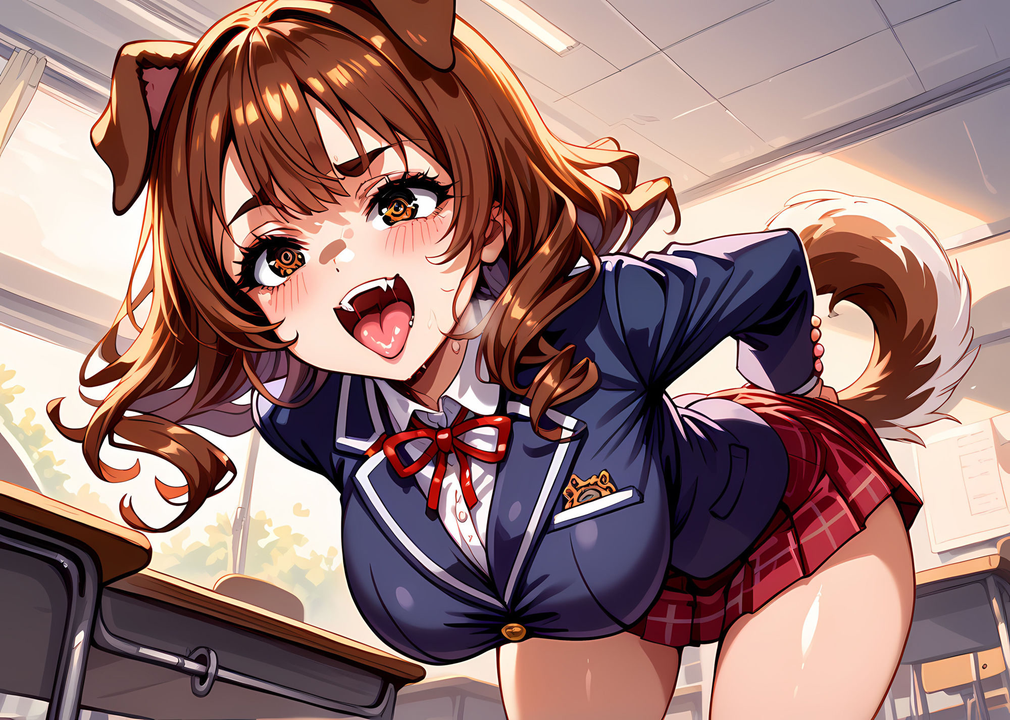 サンプル画像1:【4K 300枚】ケモミミ学園わんこ組5(ヴィシャスの鎖) [d_495537]