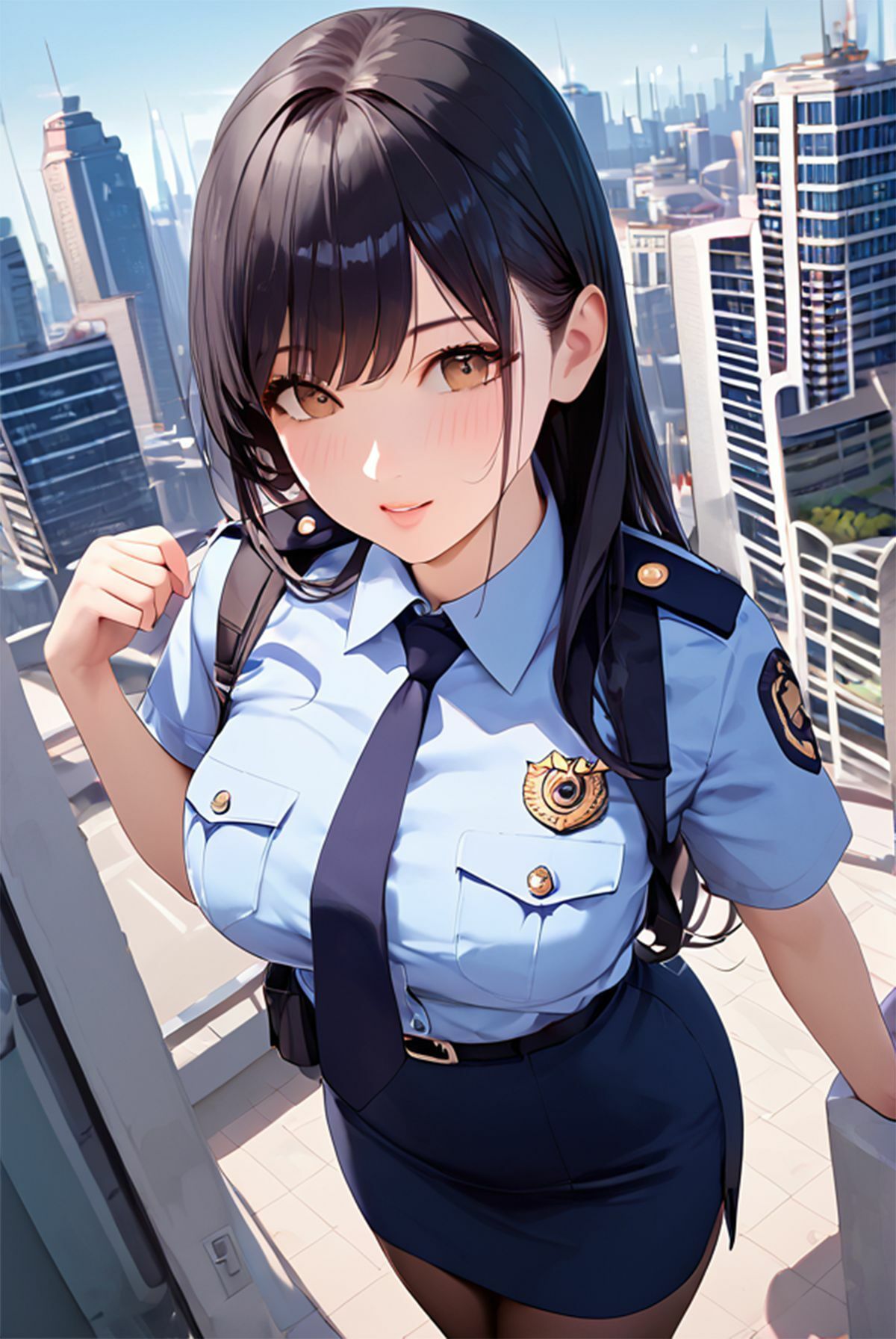 サンプル画像1:ハイアングル宣言 vol.04 女性警察官(ailoveproject) [d_495643]