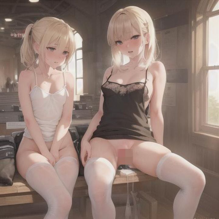 サンプル画像4:金髪キャミソールちゃんのどこでも露出！！(まんまんちん) [d_495660]